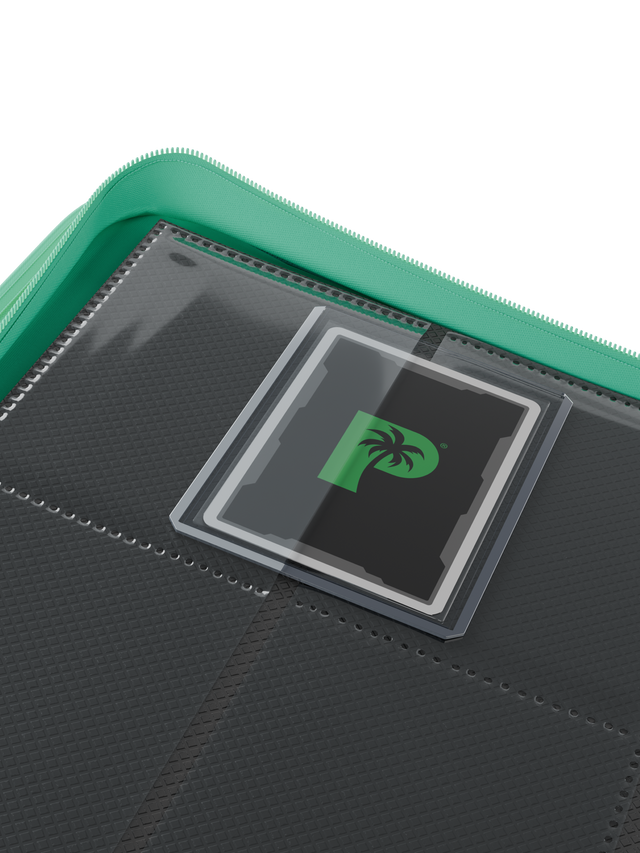 Palms Off Gaming Collector's Series Top Loader Zip Binder 9 Pocket - Turquoise