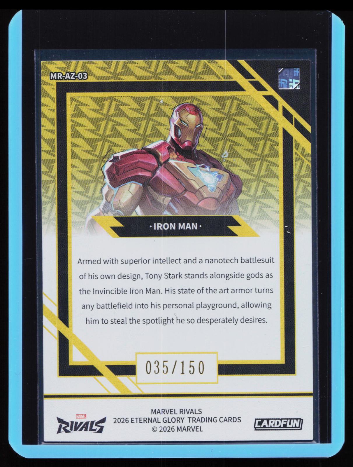 Cardfun Marvel Rivals - MR-AZ-03 Iron Man back