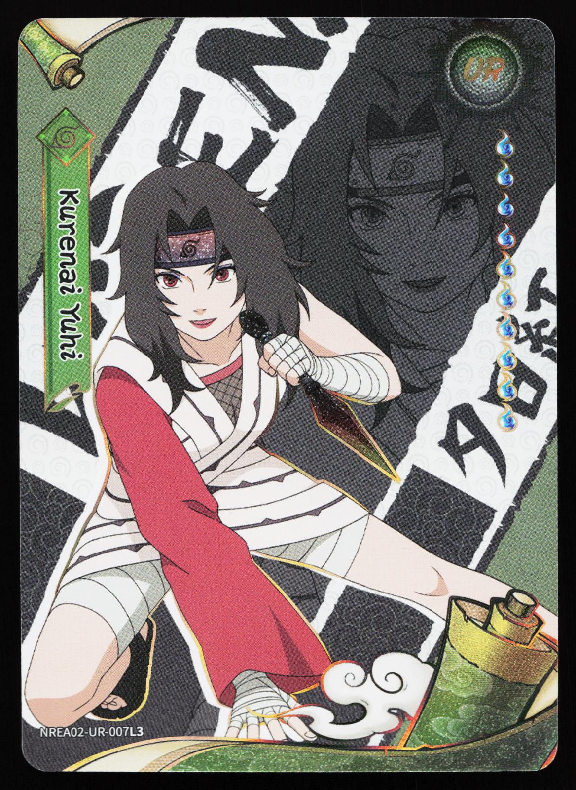 Naruto Kayou Earth Scrolls Series 2 Kurenai Yuhi NREA02-UR-007L3 Ultra Rare