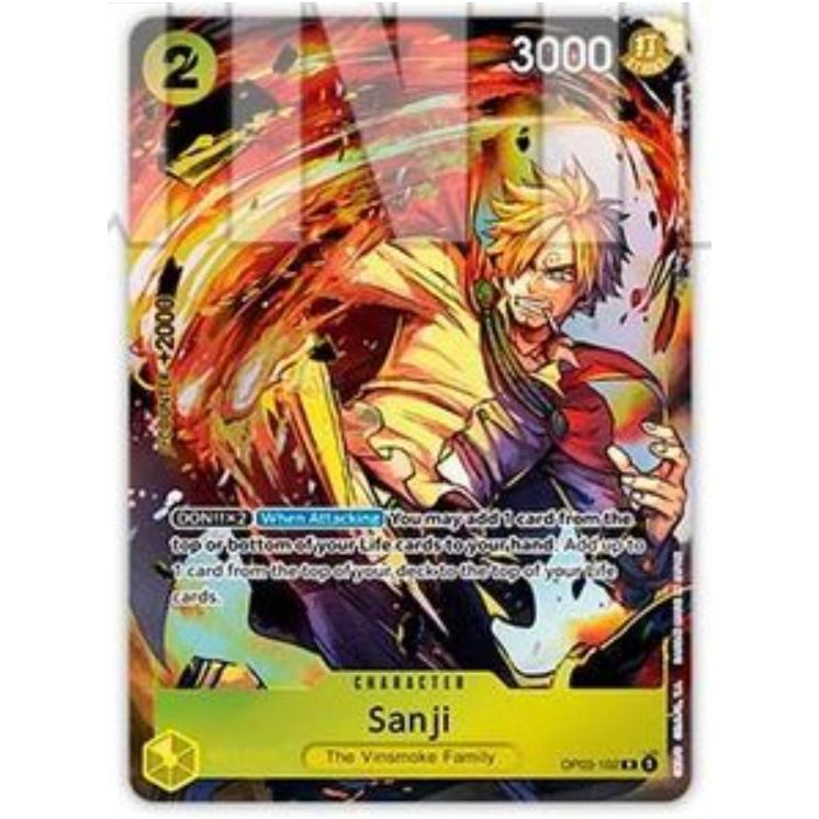 One Piece Card Game - OP03-102 Sanji (Bandai Fest Collection Alternate Art Promo)