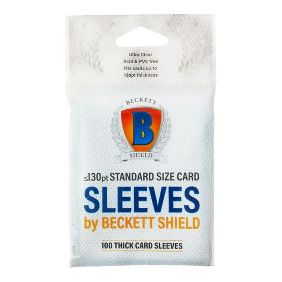 Beckett Shield - 130pt Standard Size Card Sleeves - Thick (100pc)
