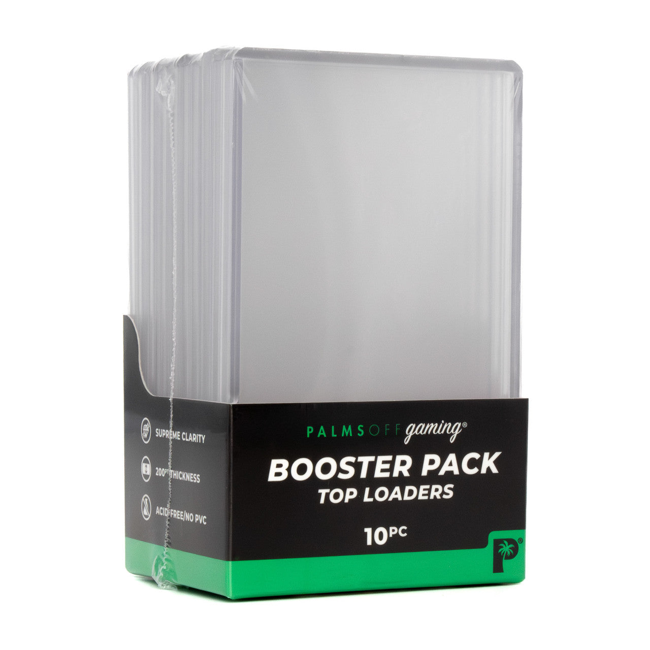 Palms Off Gaming Booster Pack Top Loaders - Standard Size (10pc) Palms Off Gaming Booster Pack Top Loaders - Standard Size (10pc)