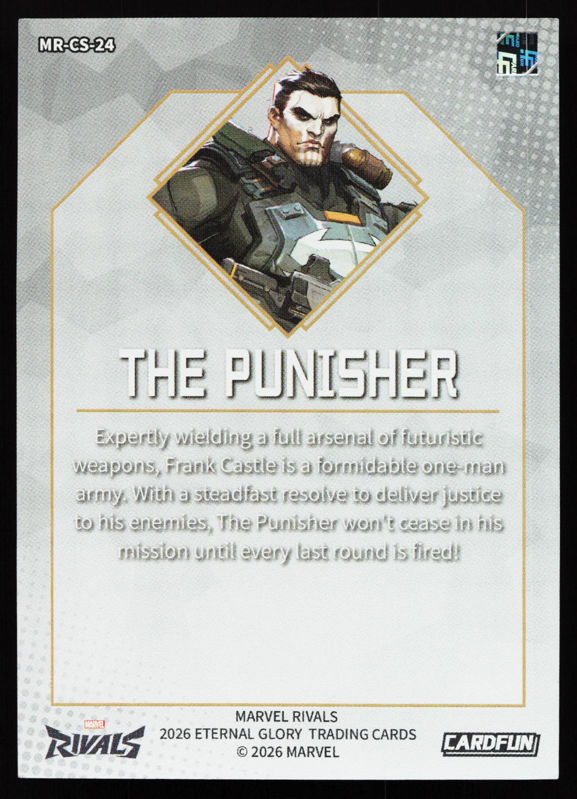 Cardfun Marvel Rivals - MR-CS-24 The Punisher back