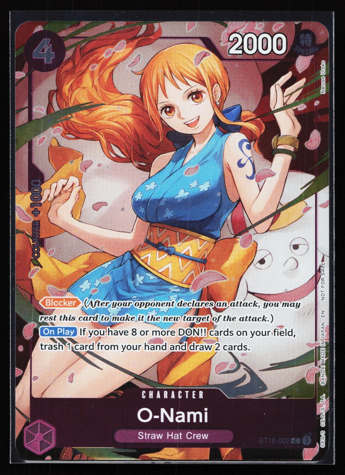Extra Booster: One Piece Heroines Edition ST18-002 O-Nami Common