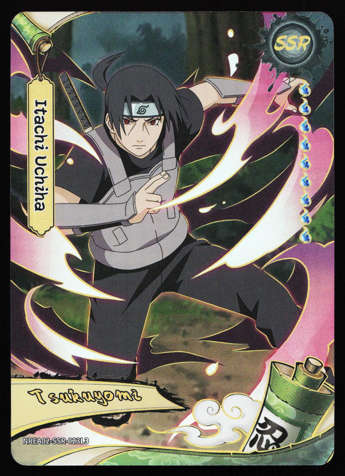 Naruto Kayou Earth Scrolls Series 2 Itachi Uchiha NREA02-SSR-023L3 Super Secret Rare