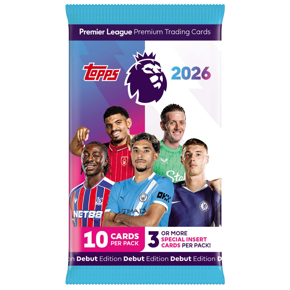 2026 Topps EPL Soccer Debut Edition Mega Tin