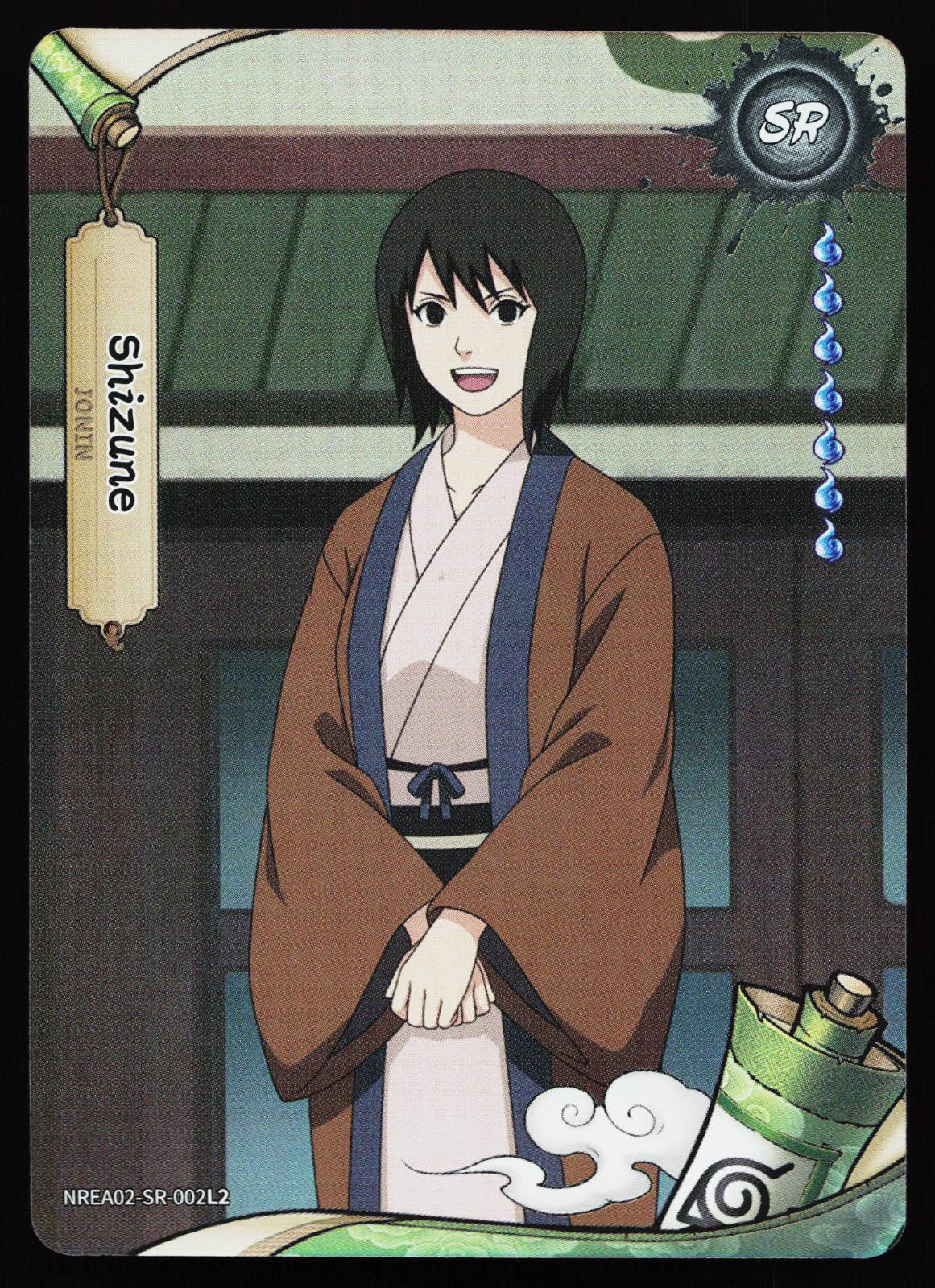 Naruto Kayou Earth Scrolls Series 2 Shizune NREA02-SR-002L2 Super Rare