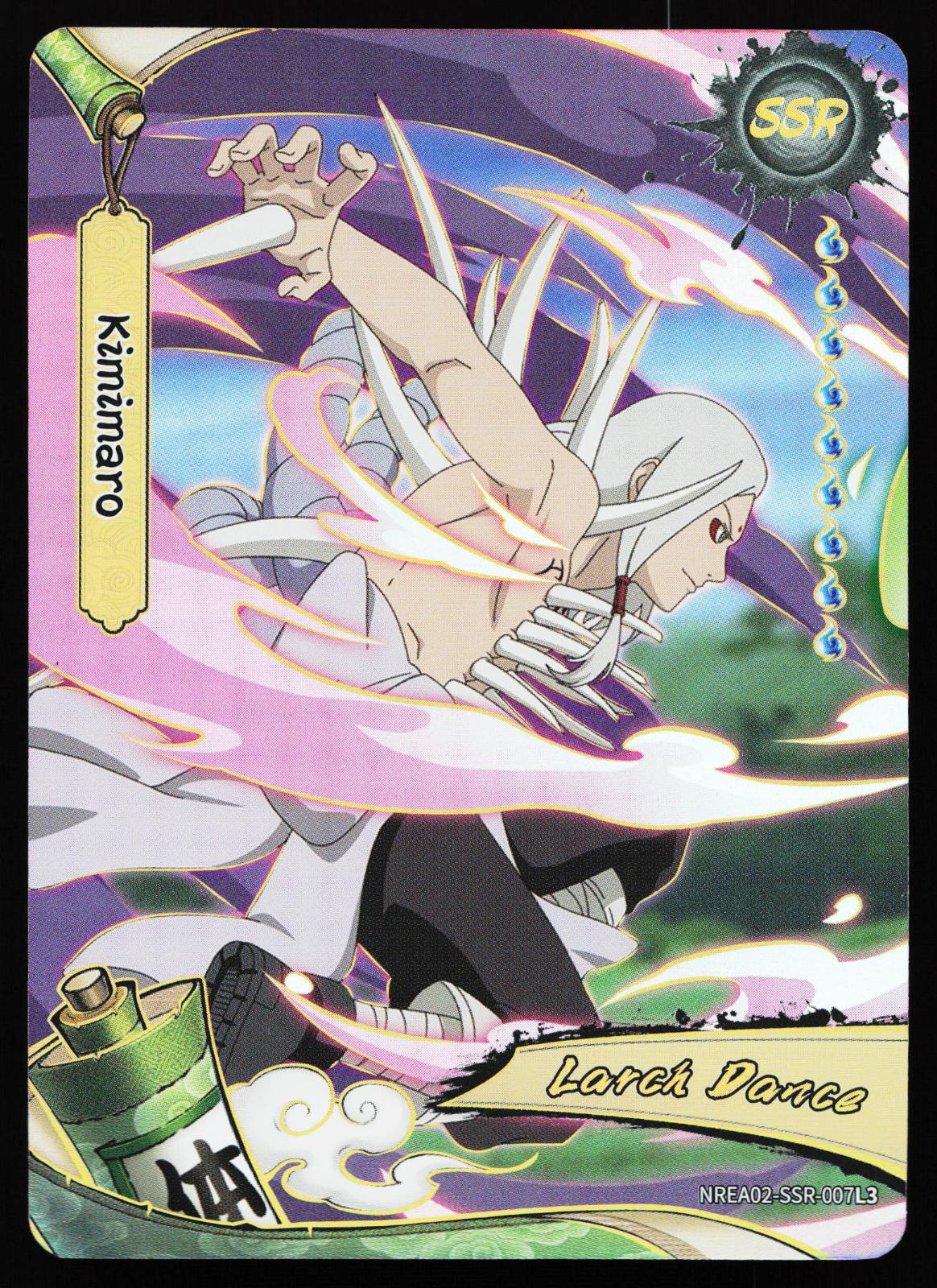 Naruto Kayou Earth Scrolls Series 2 Kimimaro NREA02-SSR-007L3 Super Secret Rare