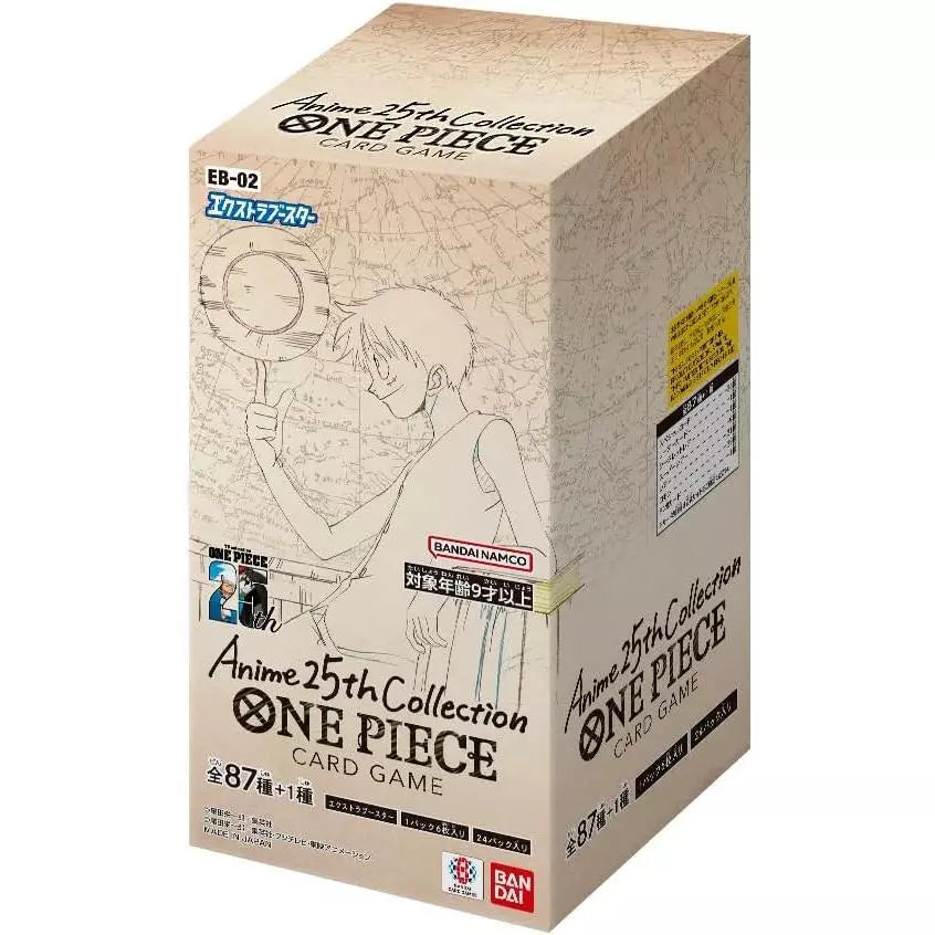One Piece Card Game Extra Booster - Anime 25th Collection EB-02 Booster Box (Japanese)