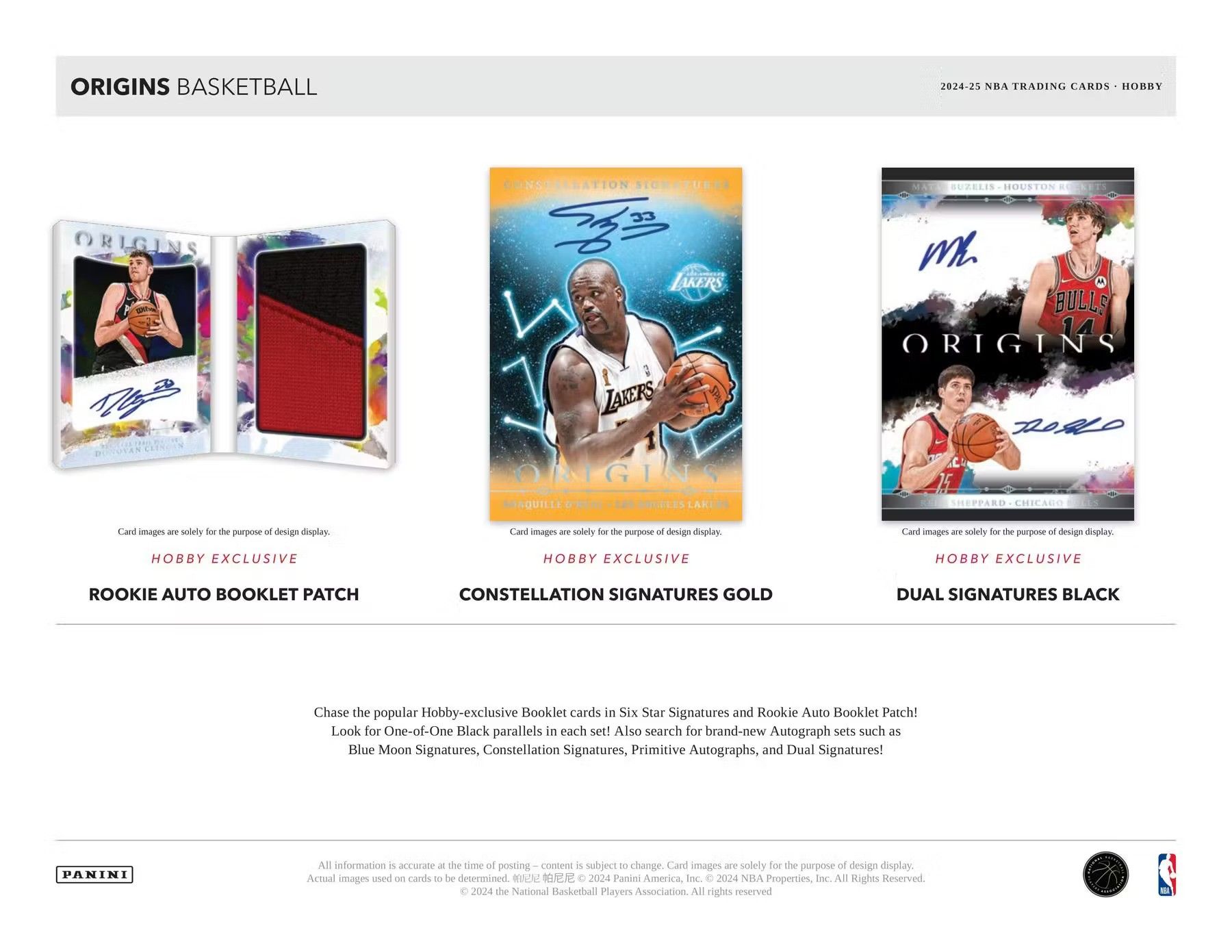 2024-25 Panini NBA Origins Basketball Hobby Box