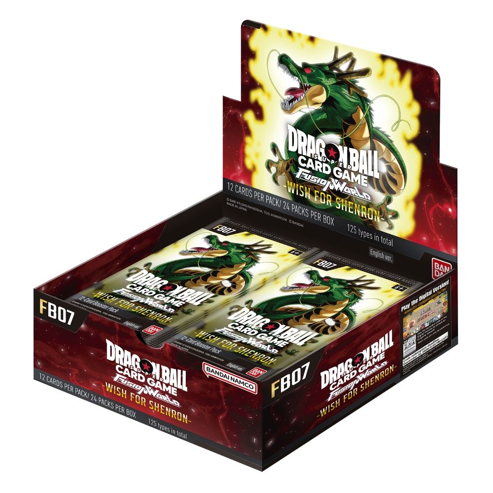 Dragon Ball Super Card Game Fusion World - Wish For Shenron FB07 Booster Box