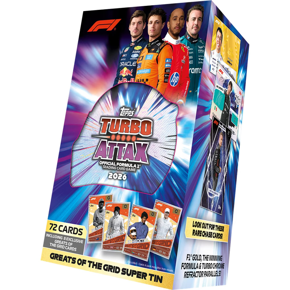 2026 Topps Turbo Attax Formula 1 Super Tin