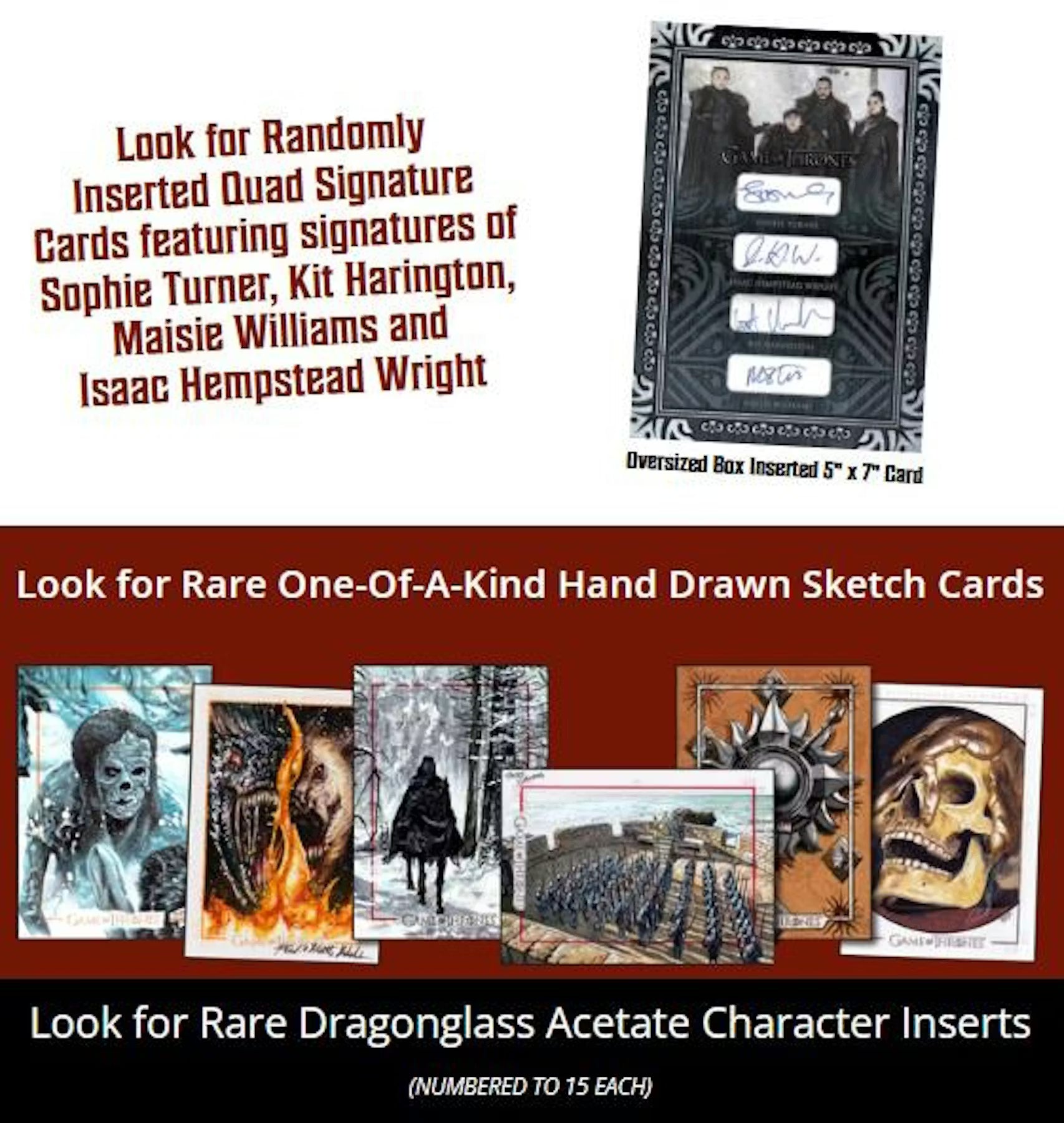 2025 Rittenhouse Game Of Thrones - The Great Houses Hobby Box