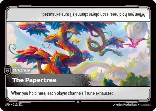 Riftbound Spiritforged - 219/221 The Papertree Uncommon