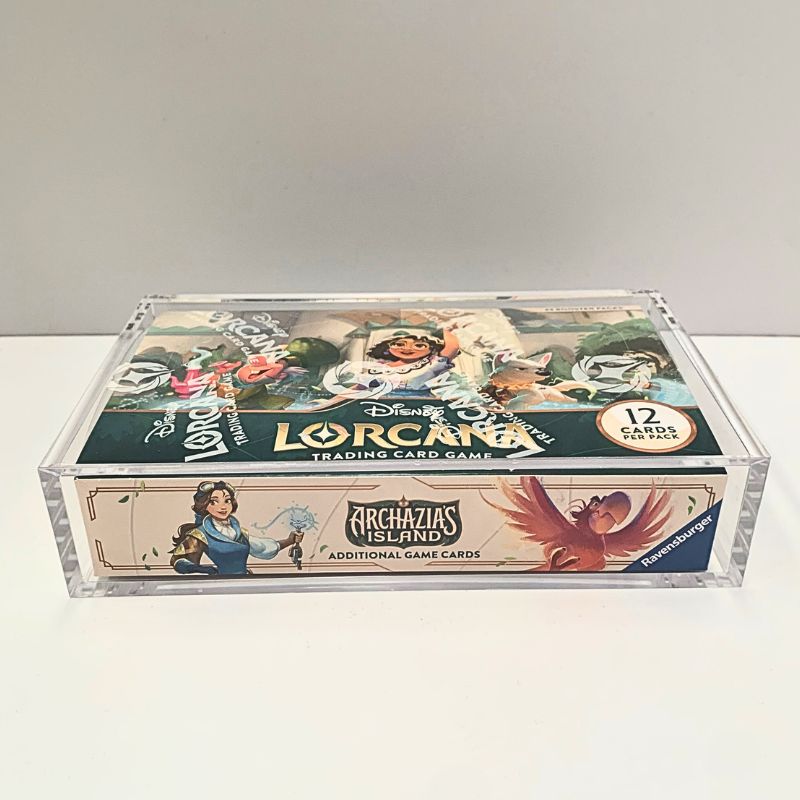 Card Bot Acrylic Case - Disney Lorcana Booster Box Size