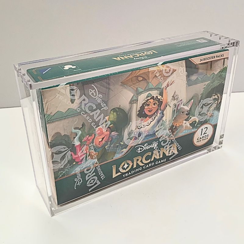 Card Bot Acrylic Case - Disney Lorcana Booster Box Size Card Bot Acrylic Case - Disney Lorcana Booster Box Size