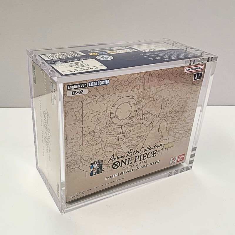 Card Bot Acrylic Case - One Piece Card Game English Booster Box Size