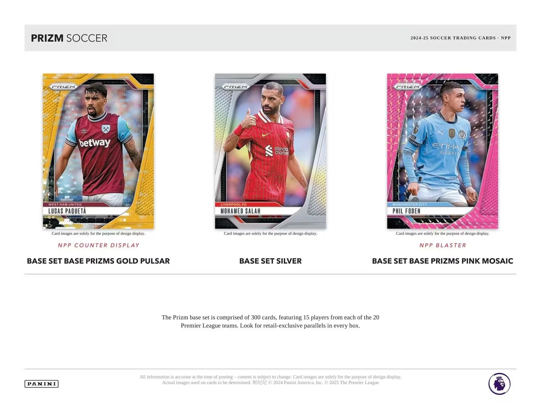2024-25 Panini Prizm Premier League EPL Soccer Breakaway Box