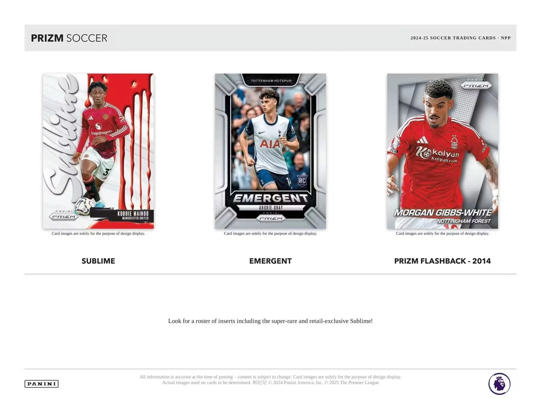 2024-25 Panini Prizm Premier League EPL Soccer Breakaway Box