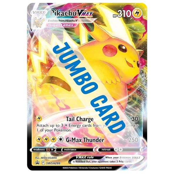 JUMBO CARD - Pikachu VMAX JUMBO CARD - Pikachu VMAX