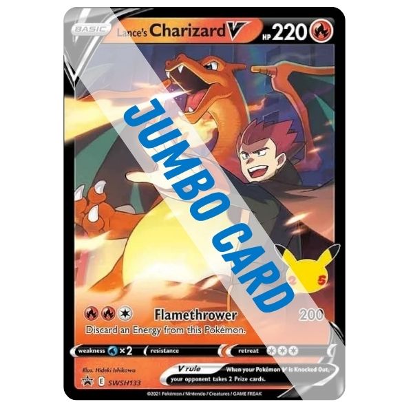 JUMBO CARD - Lance's Charizard V