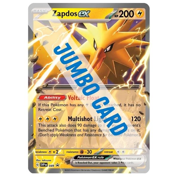 JUMBO CARD - Zapdos ex JUMBO CARD - Zapdos ex