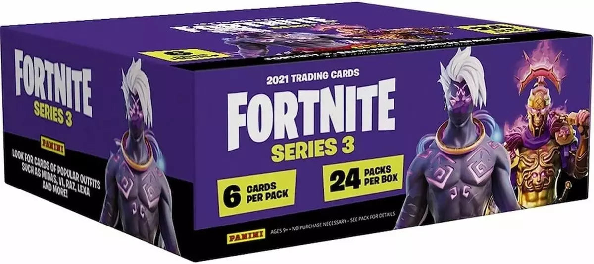 Panini fortnite series 3 store hobby box sealed