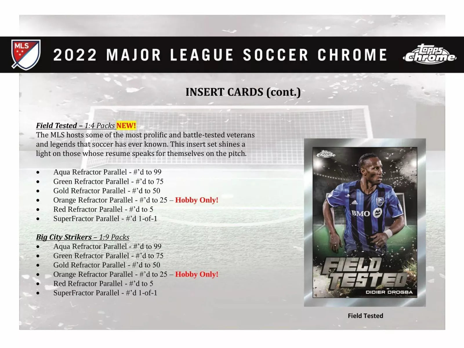 2022 Topps Chrome MLS Major League Soccer Value Box