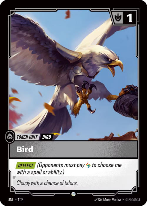 Riftbound - Unleashed - T02 // T05 Bird // Gold None