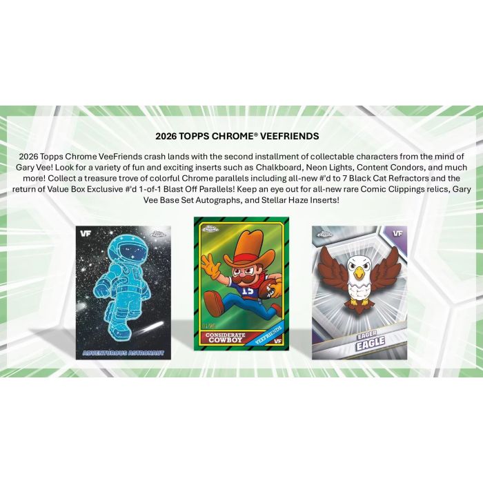 Topps Chrome 2026 VeeFriends Booster Pack