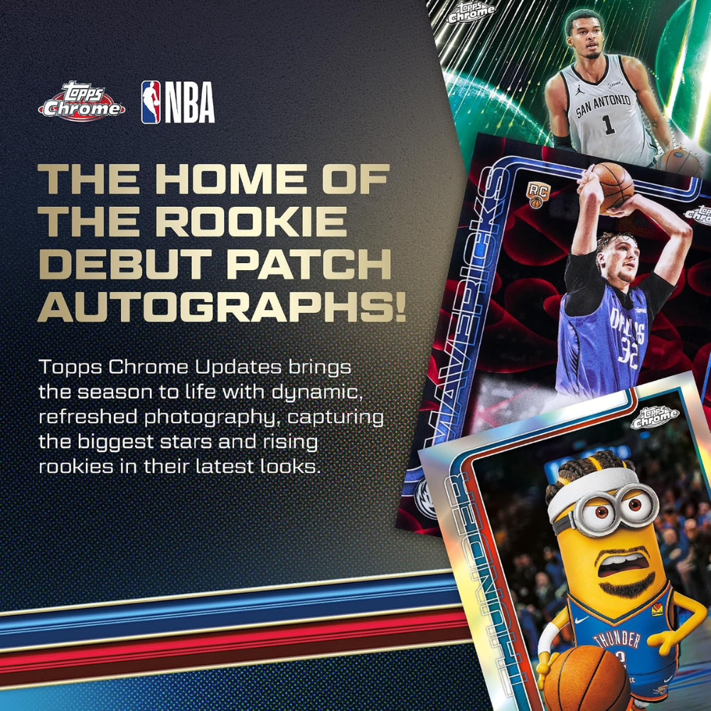 2025-26 Topps Chrome Updates Basketball Mega Box