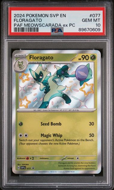 Pokémon - Floragato SVP 077 (PAF Premium Collection) - PSA 10 (GEM-MINT)
