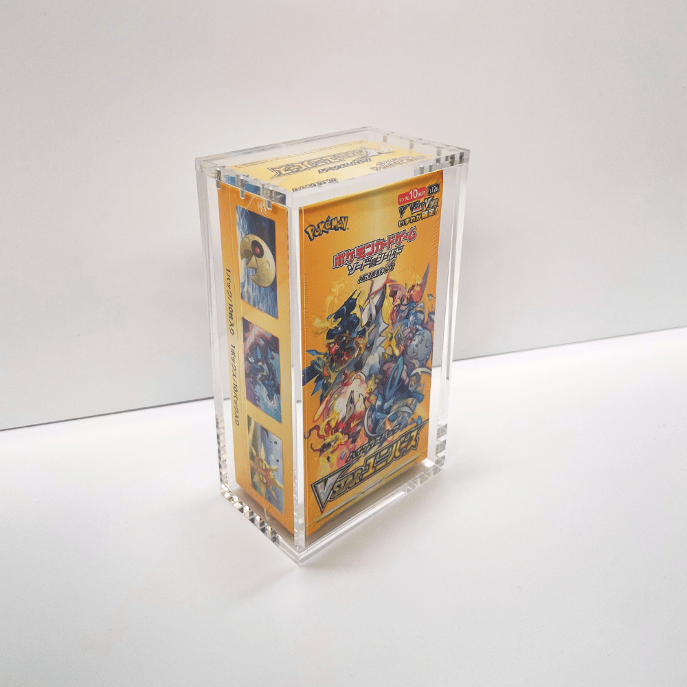 Card Bot Acrylic Case - Pokmon TCG Japanese Special Set Booster Box S Card Bot Acrylic Case - Pokmon TCG Japanese Special Set Booster Box S