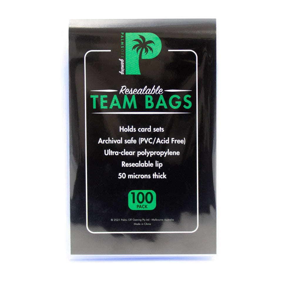 Palms Off Gaming - Resealable Team Bags (100pc)