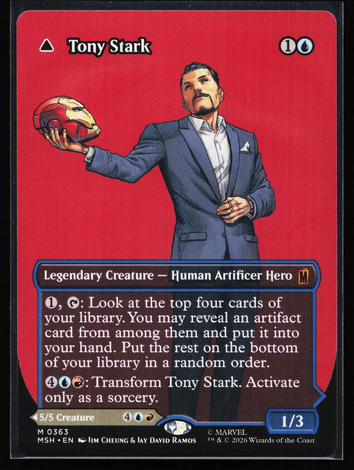Marvel Super Heroes 363 Tony Stark (Borderless) (0363) Mythic