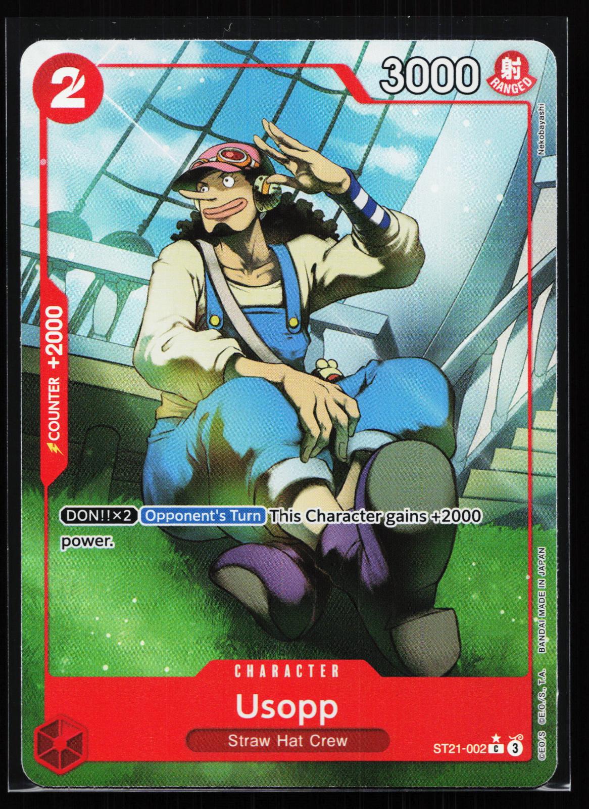 Starter Deck EX: Gear 5 ST21-002 Usopp (Parallel) Common