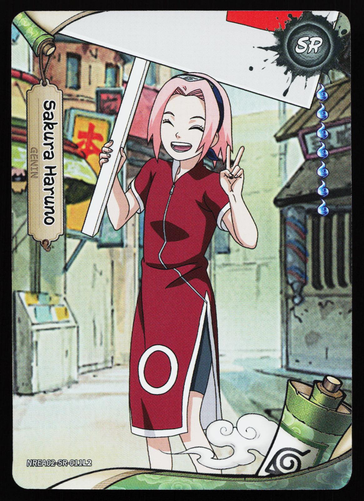 Naruto Kayou Earth Scrolls Series 2 Sakura Haruno NREA02-SR-011L2 Super Rare