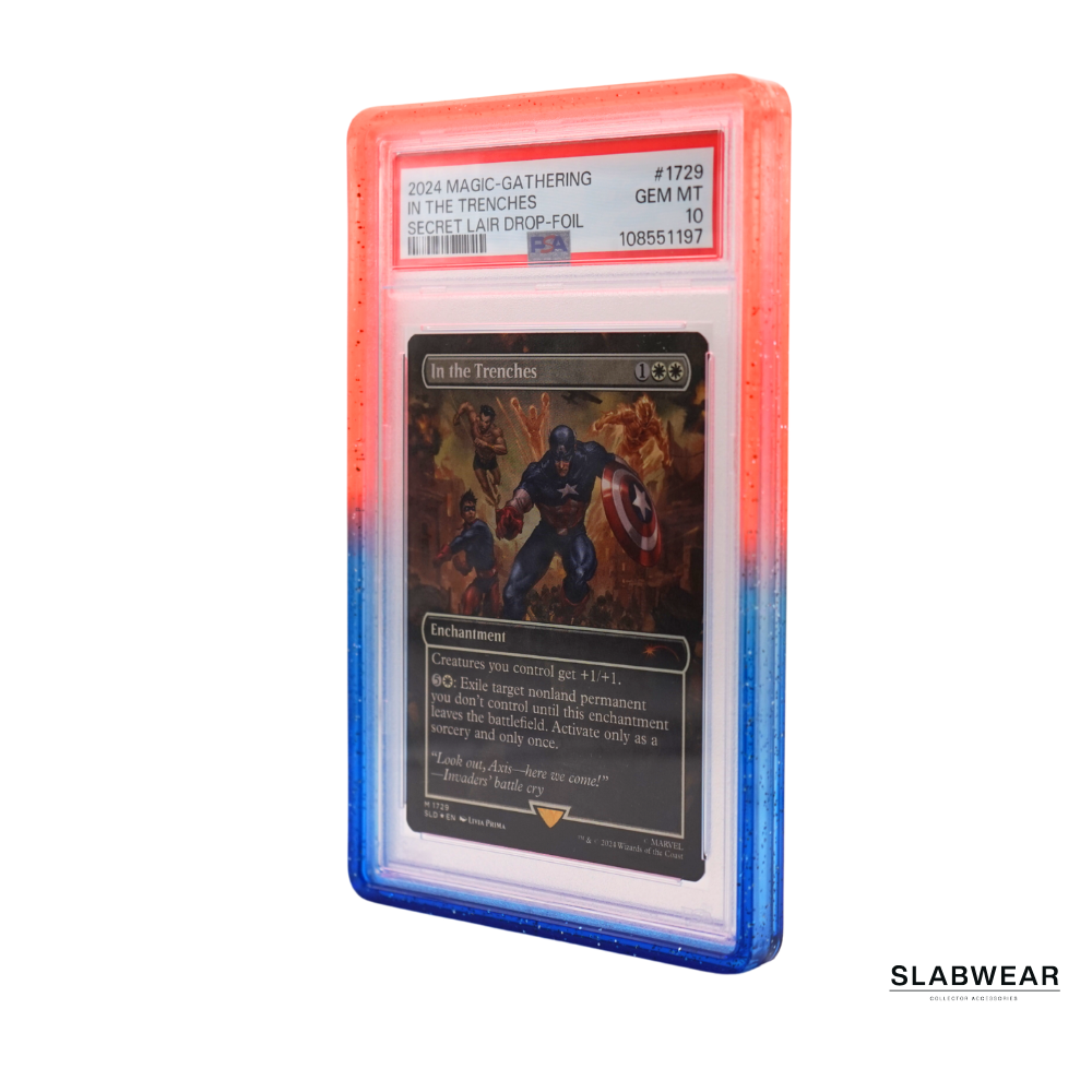Slabwear Graded Bumper (PSA Size) - Blue Flare