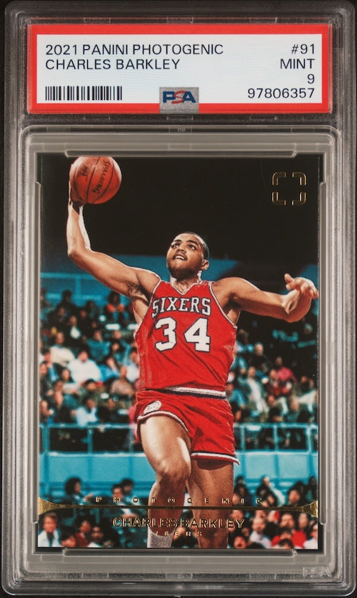 2021 Panini Photogenic #91 Charles Barkley PSA 9