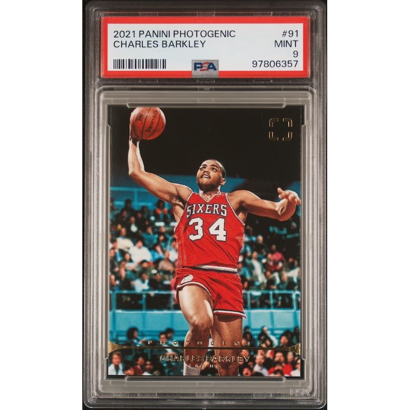 2021 Panini Photogenic #91 Charles Barkley PSA 9