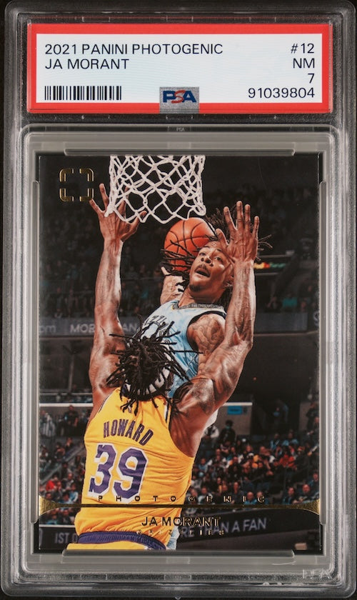 2021 Panini Photogenic #12 Ja Morant PSA 7