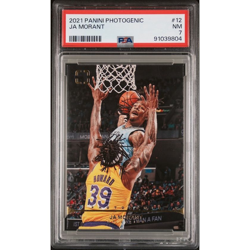 2021 Panini Photogenic #12 Ja Morant PSA 7