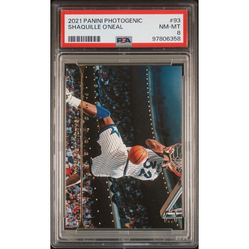 2021 Panini Photogenic #93 Shaquille O'Neal PSA 8