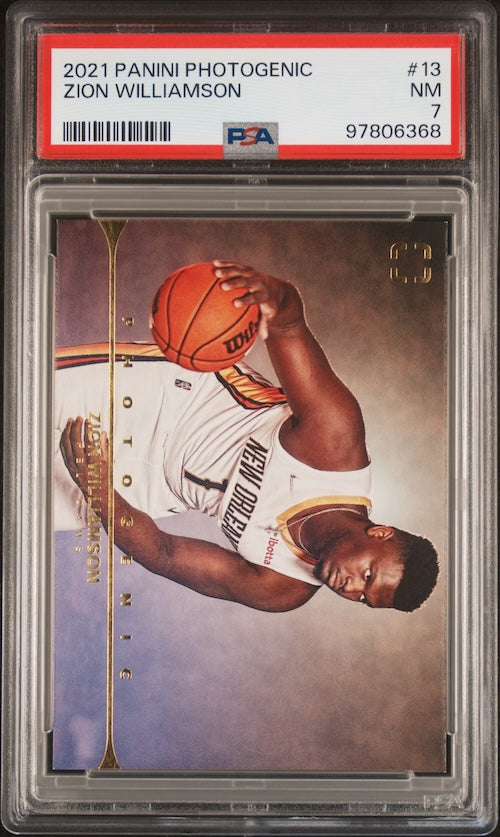 2021 Panini Photogenic #13 Zion Williamson PSA 7