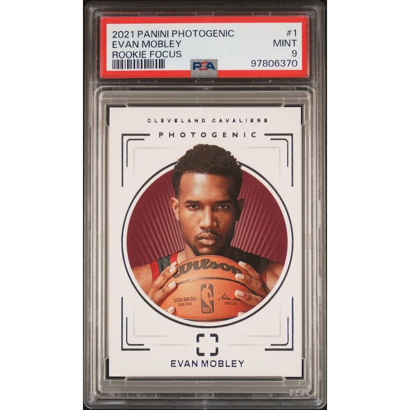 2021 Panini Photogenic Rookie Focus #1 Evan Mobley Rookie Focus PSA 9