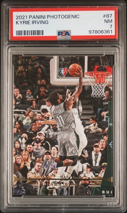 2021 Panini Photogenic #87 Kyrie Irving PSA 7