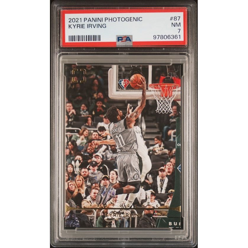 2021 Panini Photogenic #87 Kyrie Irving PSA 7