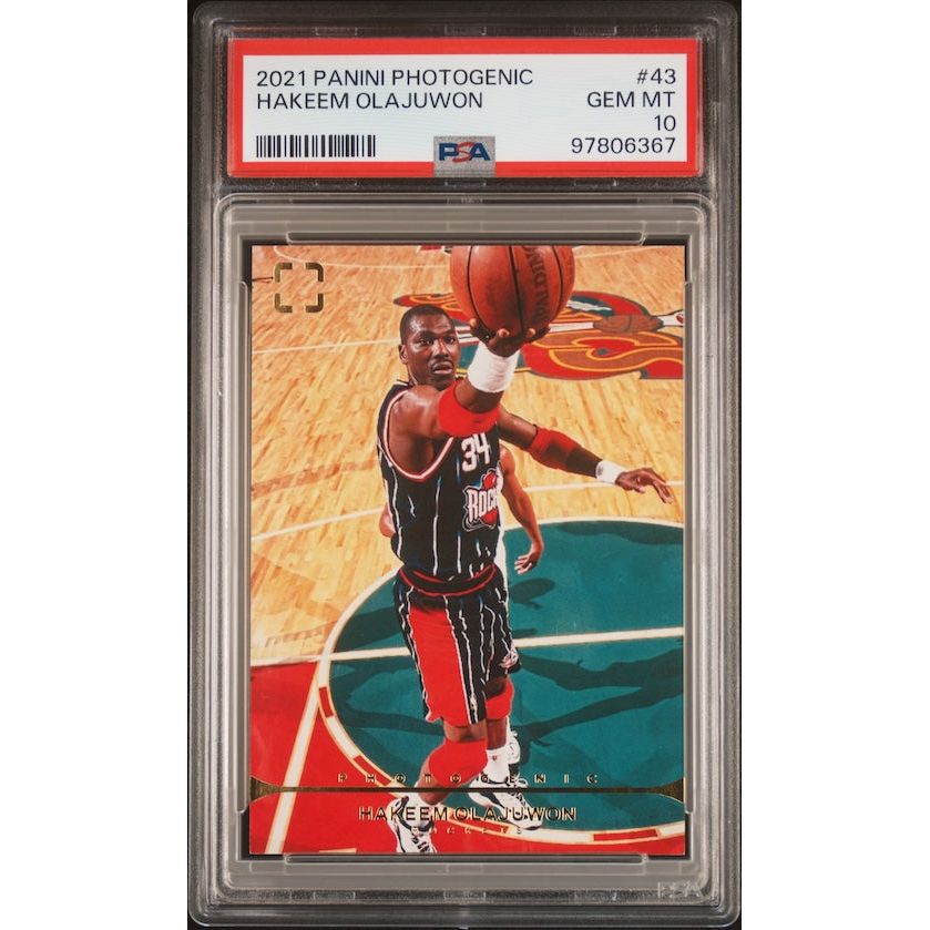 2021 Panini Photogenic #43 Hakeem Olajuwon PSA 10
