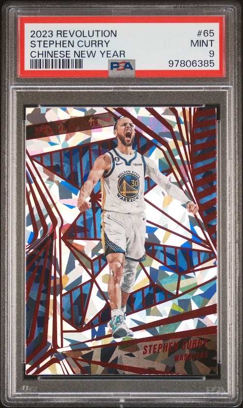 2023 Panini Revolution #65 Stephen Curry Chinese New Year PSA 9