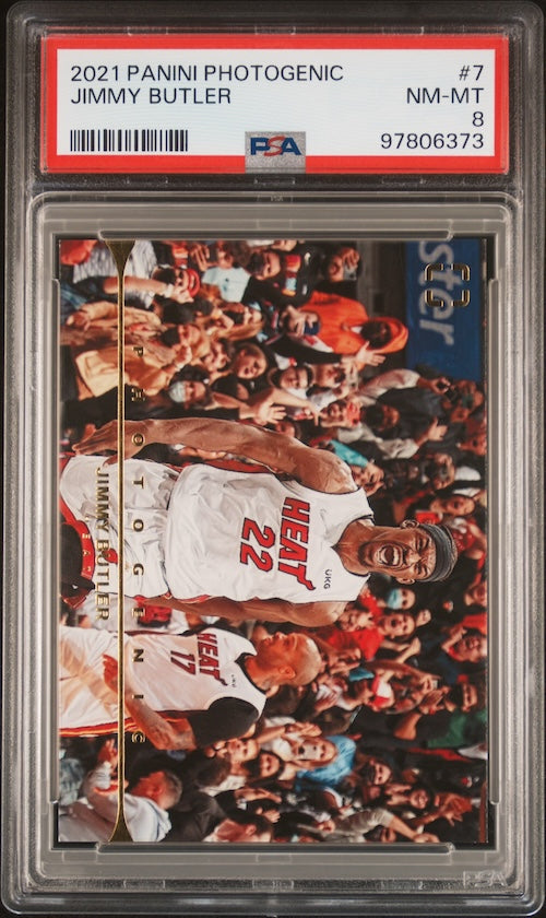 2021 Panini Photogenic #7 Jimmy Butler PSA 8